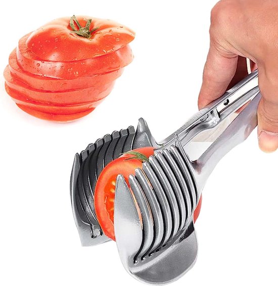 Tomatenschneider Multifunktionsschneider Gemüseschneider Multifunktions Eierschneider Tomatenzange Multifunktional Küchenhelfer Küchenwerkzeug Mi