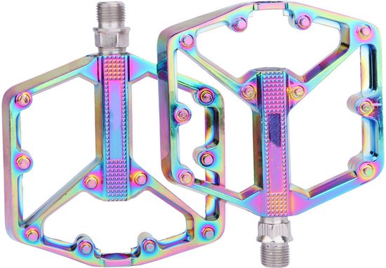 Fahrradpedale – Aluminium – Ultraleichte, Rutschfeste Fahrradpedale – Flachpedale – Rennradpedale – Fahrradkomponenten Und -teile – Pedale – Mtb E