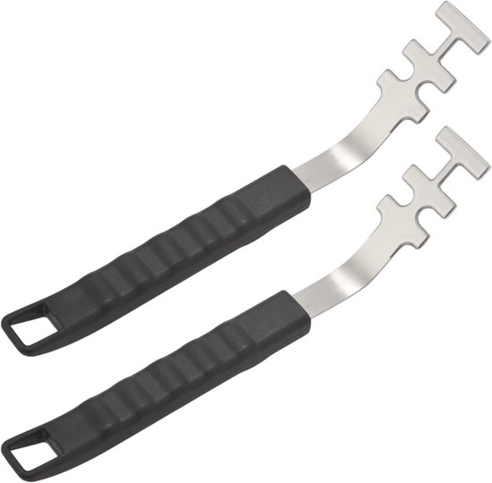 Hitzebeständiger Grillrostheber Multifunktionaler Grillgriff Aus Edelstahl Grillrost Aus Edelstahl Schutz Vor Verbrennungen Rutschfester Und Ergo