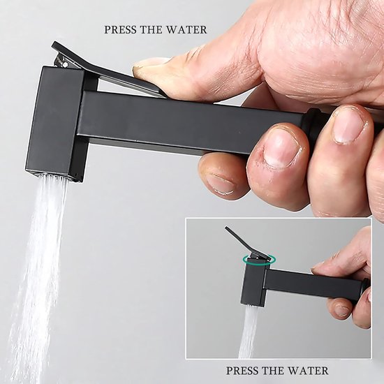 Bidet Sprühkopf, Wc Duschset Aus Schwarzem Messing, Wandmontierter Manueller Bidet Sprühkopf, Wc Sprühkopf Für Die Persönliche Hygiene Und Wc Rei