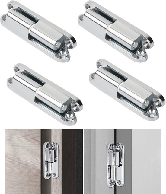 4 Stück Mini Scharniere Türscharniere Möbelscharniere Schrankscharniere Innentürscharniere Leicht Verstellbar Mit Stellschrauben Tür Und Fensters