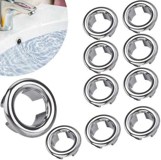 Überlaufring 10 Stück Waschbecken Überlaufrosette Waschbecken Überlaufring Waschbecken Überlaufring Waschbecken Überlauf Für Badezimmer/küche/was