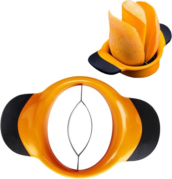 Mangoschneider Schälmesser, Kernschneider Mit Edelstahlklinge Entkerner Mit Rutschfestem Griff Extra Großer Mangokernentferner 1 Stück