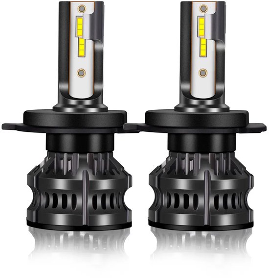 H4 Led Lampe 8000k Weiße Scheinwerfer 80w 2000lm Lebensdauer