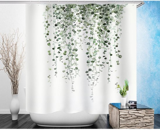 Wasserdichter Duschvorhang Aus Stoff, 180 X 180 Cm Strapazierfähig, Geruchsneutral Und Maschinenwaschbar Produkt Von Belle's