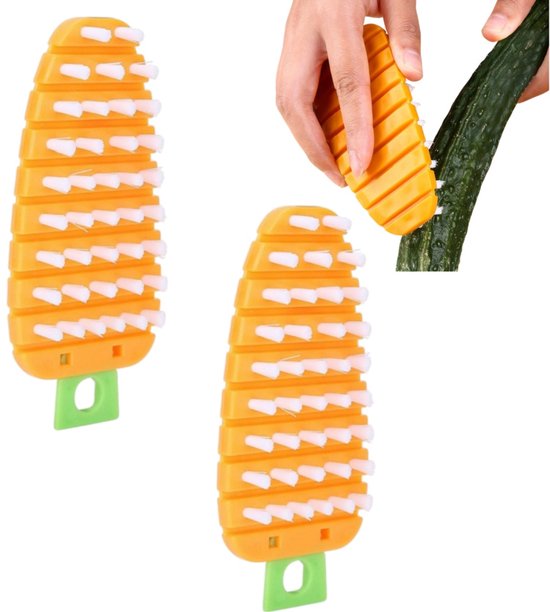 Lebensmittelechte Gemüsebürsten Kartoffelbürste Reinigt Obst Und Gemüse Kraftvoll Küchenreinigungswerkzeug 6,2 X 6,5 X 13,5 Cm Zum Reinigen Von K