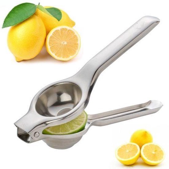 Zitronenpresse Limettenpresse Edelstahl Handzitronenpresse Manuelle Zitronenpresse Zitronenpresse Handpresse Orangenpresse Fruchtpresse Zitruspre