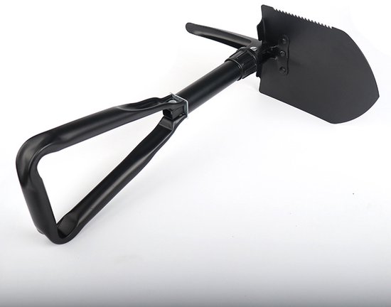 61 Cm Klappschaufel, Schneeschaufel, Mehrzweckschaufel, Ultrastabile, Sehr Robuste Kombinationsschaufel Aus Kohlenstoffstahl, Zum Wandern, Campen