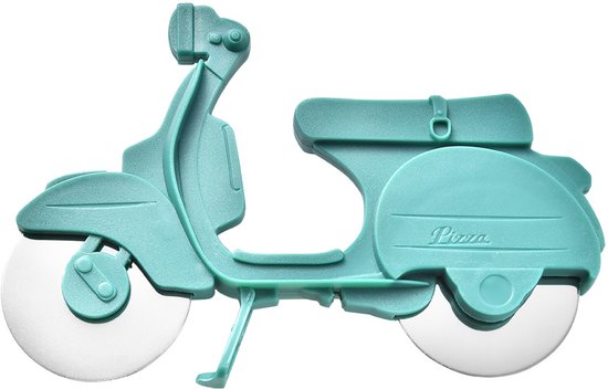 Pizzaschneider ×2, Lustig, Pizzaschneider, Motorrad, Pizzaschneider, Ein Pizzaschneider Mit Doppelter Scharfer Klinge Und Ständer, Ein Lustiges P