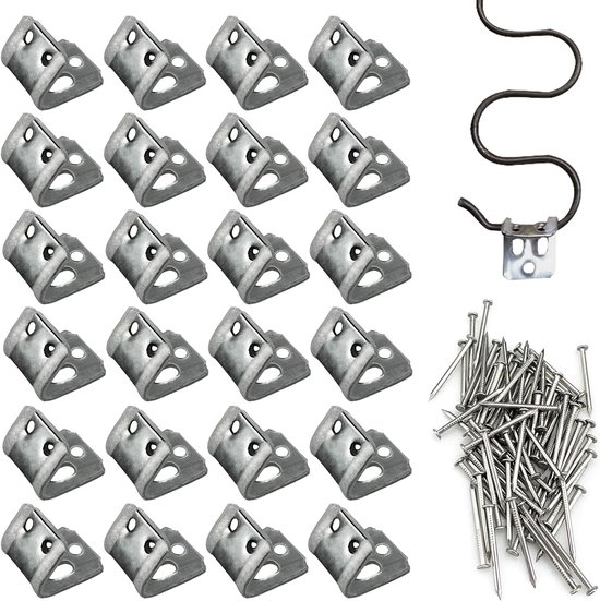 24 Metallfederklammern Mit 5 Löchern Gummifederklammern Mit 72 Eisennägeln Trennstücke Reparatur Von Federn Für Sofas, Sessel Und Stühle, Ersatzt