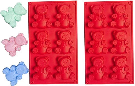 2 Teilige Antihaftbeschichtete Silikon Backform Für Muffins, Schokoladenkuchen, Seife, Cupcakes Und Gelee Küchenhelfer Aus Silikon, Grün