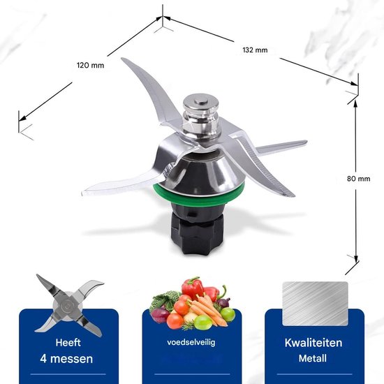 Ersatz Rührmesser Neue Küchenmaschine Vorwerk Zubehör Für Thermomix Kompatibel Mit Tm5 Und Tm6 Messern Ersatzmesser Für Thermomix, Kompatibel Mit