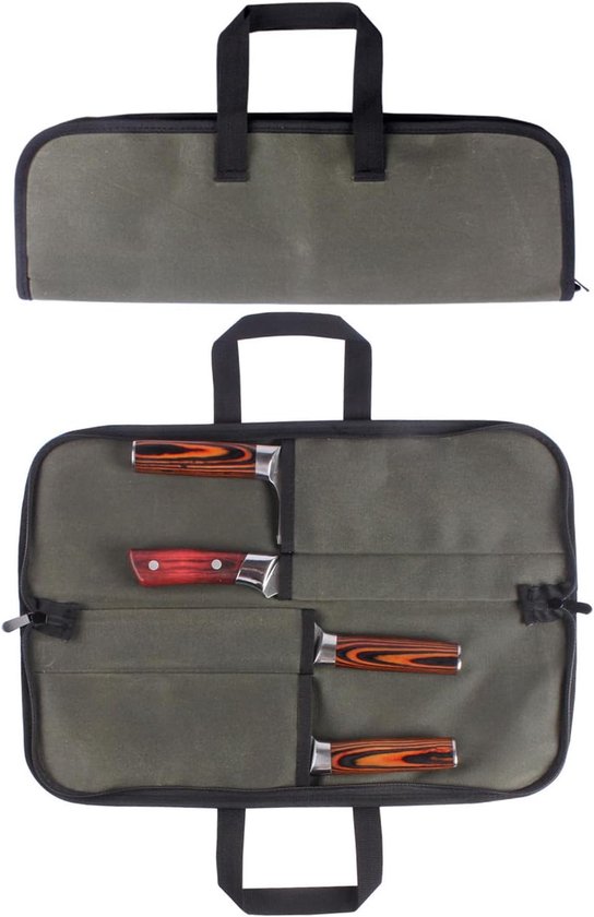 Aufrollbare Tasche, Robustes Etui, Tragbare Aufbewahrungsrolle, Profi Kochtasche, Trage Und Aufbewahrungskoffer Für Köche Und Küchenutensilien Re