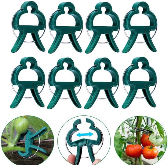 Pflanzenclips 100 Stück In 2 Größen Gartenclips Für Kletterpflanzen