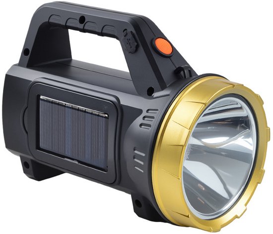 Taschenlampe Wasserdicht Multifunktionale Led Taschenlampe Für Den Außenbereich, Solarbetrieben Und Über Usb Aufladbar Notfallset Taschenlampen L