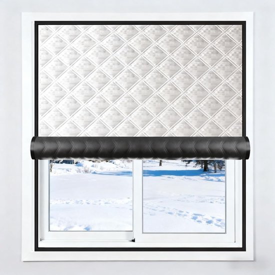 Fensterisolationsset, Thermofensterabdeckung, Verdunkelungs , Uv Schutz Und Sichtschutzvorhang, Einfach Zu Installieren, Wiederverwendbare Fenste