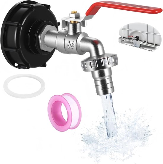 Ibc Tankadapter S60x6 Auf 3/4 Zoll Für Wassertank Und Regentonne
