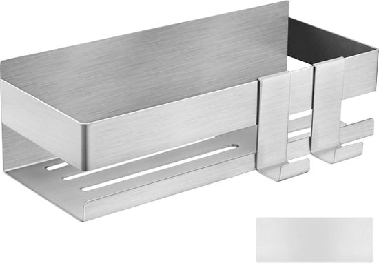 Duschablage Aus Edelstahl Kein Bohren Erforderlich Wandregal Duschkorb Selbstklebender Duschkorb Kleines Wandregal Mit Perfektem Halt Badezimmerr