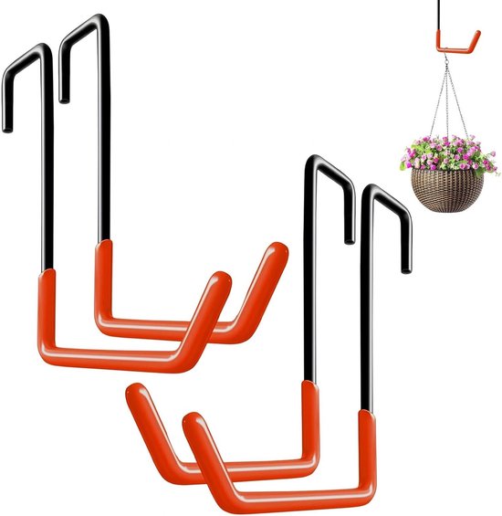 Stück In S Hakenform, Für S Haken Mit Einem Durchmesser Von Maximal 5 Cm, Stabile Wandhaken Zum Aufhängen Von Fahrrädern, Blumentöpfen Und Garten