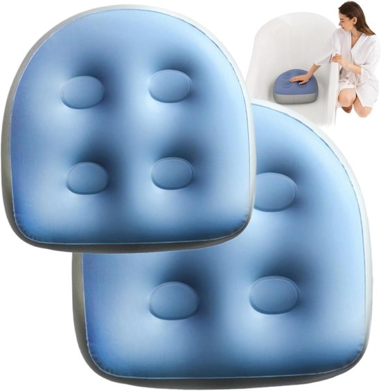 2 Teiliger Aufblasbarer Kindersitz Aufblasbare Kissen 4 Saugnäpfe Aufblasbare Sitzkissen Pvc Für Whirlpools Und Schwimmbäder Weiches, Bequemes Wh