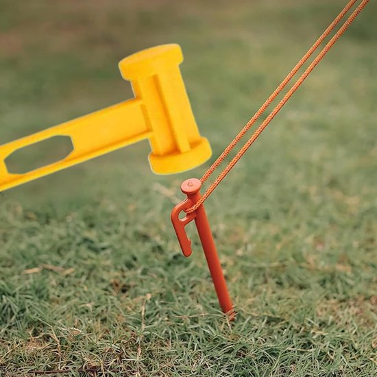 Campinghammer Für Zeltstangen, Robuster Hammer Für Zeltstangen, Tragbarer Pe Handhammer Für Camping, Wandern Und Andere Outdoor Aktivitäten.