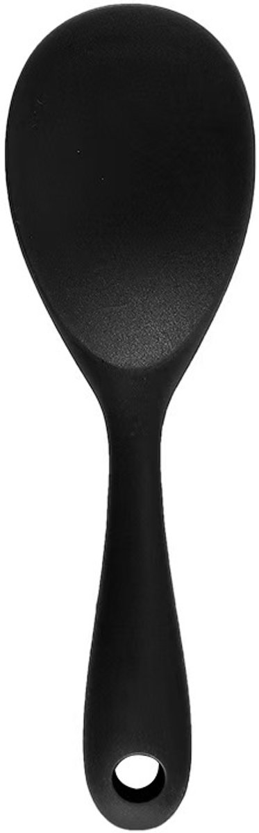 2 Schwarze Silikon Reislöffel Hitzebeständig, Antihaftbeschichtet Lebensmittelecht Und Spülmaschinenfest
