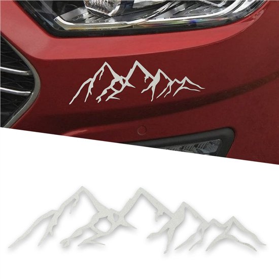 Für Autoaufkleber Wald Schnee Berg Offroad Individuelle Autologos Dekorative Aufkleber Trekking Blume Personalisierte Autoaufkleber