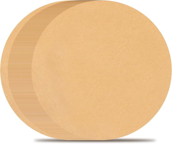 Runde Backpapierbögen, 200 Stück Pro Set, Antihaftbeschichtung, 24 Cm, Vorgeschnittene Runde Bögen Für Kuchenformen, Tortillapressen, Taco Maker