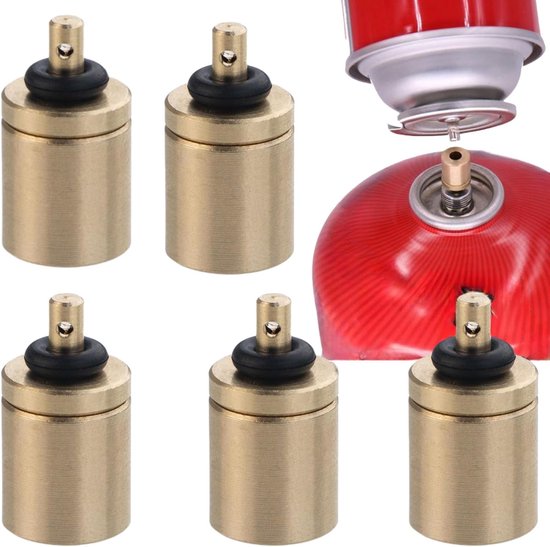 Nachfülladapter Für Gasflaschen, Gasfülladapter, Gasflaschenadapter Für Campingkocher, Adapter Für Aufblasbehälter, Gasadapter Für Schraubventile