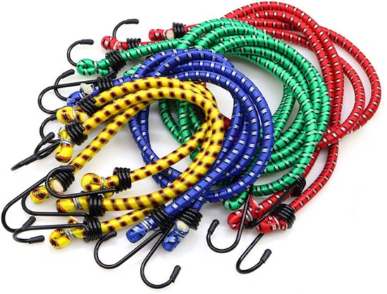 Elastische Kordel 12 Stück 60 Cm, 40 Cm, 100 Cm, 80 Cm Schnellspanngurt Bungee Seile Bungee Seile Mit Haken Zurrgurte Zur Ladungssicherung Beim M