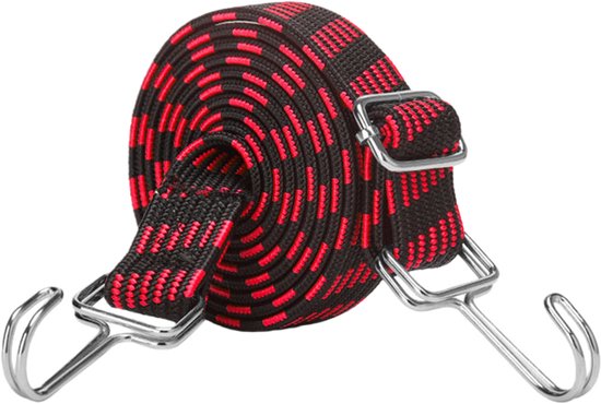 Elastisches Seil, Verstellbares Elastisches Seil, Elastisches Seil Mit Haken, Flaches Elastisches Seil, Für Den Transport Von Waren, Fahrrädern,