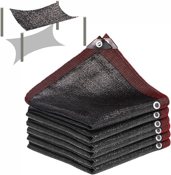 Schattierungsnetz 8 Reihiges, Uv Beständiges Schattierungsnetz 3 X 5 M Garten Schattierungsnetz Mit Lochringen Sonnensegel Schattierungsnetz Für
