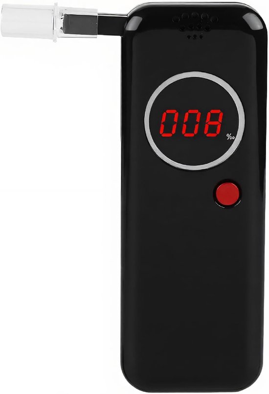 Alkoholtester Tragbarer Mini Alkoholtester Für Profis Schneller Alkoholtester Mit Rotem Digitalem Lcd Bildschirm.