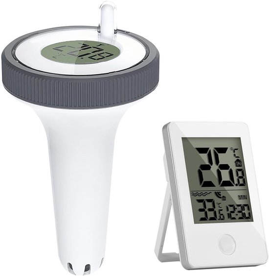 Digitales, Kabelloses Poolthermometer: Schwimmthermometer Mit Temperaturanzeige Für Den Innenbereich Für Schwimmbäder, Aquarien, Badewannen, Tei