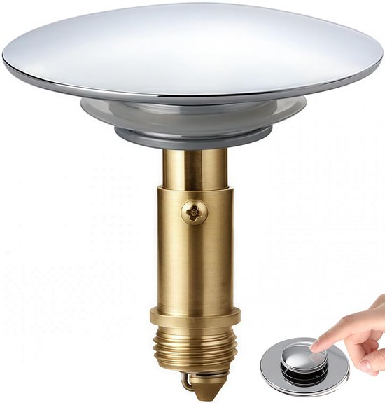 Bouchon Baignoire, Bouchon De Vidange Pop Up Waschbecken Boulon À Ressort In Laiton Universel Bouchon De Lavabo Clapet Bonde Lavabo Pop Up Badezi