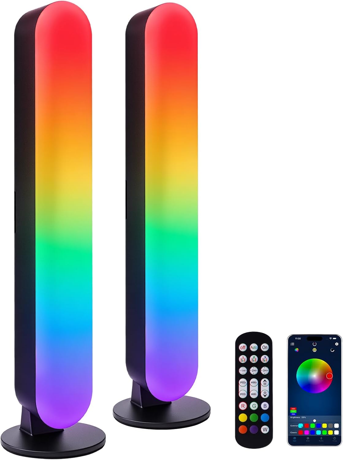 Rgb-lichtleiste – Intelligente Led-lichtleiste Für Den Raum – 16 Millionen Farben, Drei Steuermodi, Dynamischer Musiksynchronisationsmodus, 213 Voreingestellte Modi, Usb-schnittstelle