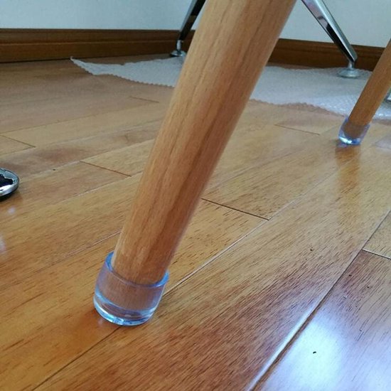 Silikon Schutzgleiter Für Stuhl Und Möbelbeine 16 Stück Runde Gummigleiter Für Tisch Und Stuhlbeine Aus Holz, Kunststoff Oder Metall 19 Mm Durchm