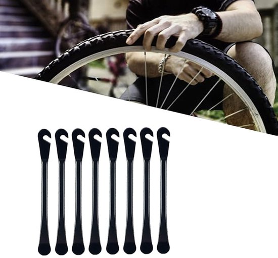 8 Stück Reifenheber Fahrradreifenheber Metallreifenheber Reifenheber Schneller Reifenwechsel Fahrradreifen Für Mountainbikes, Rennräder, Citybike