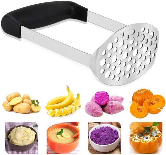 Kartoffelstampfer Aus Edelstahl Mit Griff Kartoffelpüree Stampfer Schneller Kartoffelstampfer Kartoffelstampfer Für Kartoffelpüree Küchenhelfer F