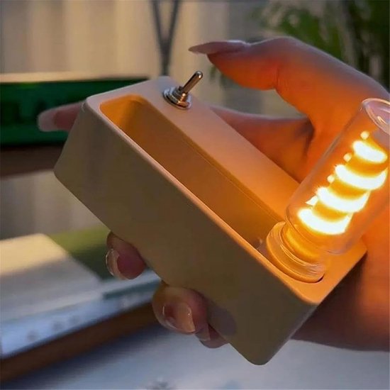 Dekompressions Nachtlicht, Kreatives Magnetisches Led Licht Im 3d Druck Design (nur Mit Weißer Glühbirne)