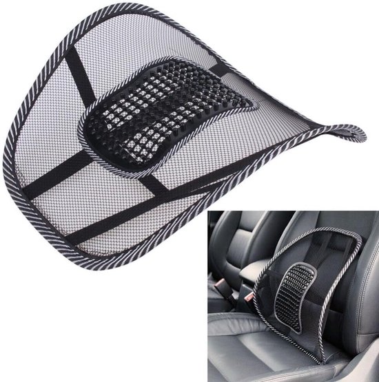 Lendenwirbelstützkissen Ergonomisch Schwarz