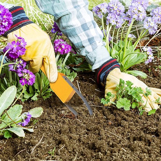 2 Stück Garden Bandit Handschlingen Unkrautentferner, Wurzelentferner, Pflanz Und Unkrautbekämpfung
