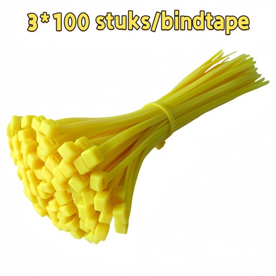 3er Pack Kabelbinder Multifunktionale, Selbstsichernde Nylon Kabelbinder Für Zuhause, Büro, Garten, Werkstatt Und Mehr 100 Kabelbinder/packung Bl