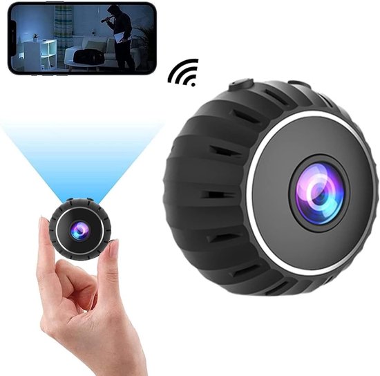 Mini Spionagekameras, Versteckte 1080p Hd Funkkamera Mit Nachtsicht, Bewegungserkennung, Wlan Kamera, Heimüberwachung, Babysitter Funktion, Überw