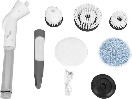 Kabellose Elektrische Toilettenbürste Mit Langem Griff, Wasserdicht (ipx7), 1200 Mah Lithium Akku, Für Gründliche Reinigung Und Vielseitige Anwen