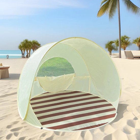 Tragbares Pop Up Strandzelt Mit Uv Schutz, Leichtes Sonnensegel Für Strand, Camping, Angeln, Garten Und Strandpicknicks
