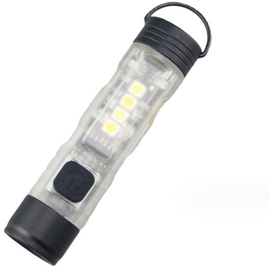 Led Schlüsselanhängerleuchte Kompakte Reisetaschenlampe Mit Usb Aufladbarem Akku, Multifunktionale Taschenlampe, Wasserdichte Mini Taschenlampe F