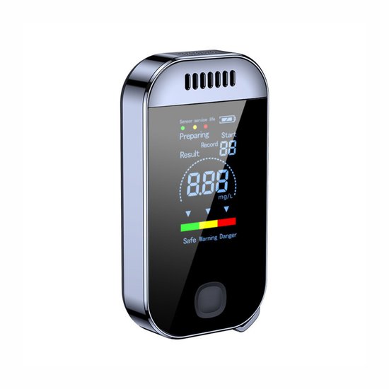 Digitaler Alkoholtester Kein Mundstück Erforderlich Usb Aufladbar Mit Lcd Display Kompakt, Tragbar Und Für Die Sofortige Alkoholmessung