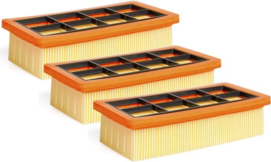 3 Teiliges Filterset Passend Für Kärcher Staubsauger Ad2, Ad2 Battery, Ad3, Ad3.000, Ad3200, Ad3 Und Ad4 , 6.415 953.0