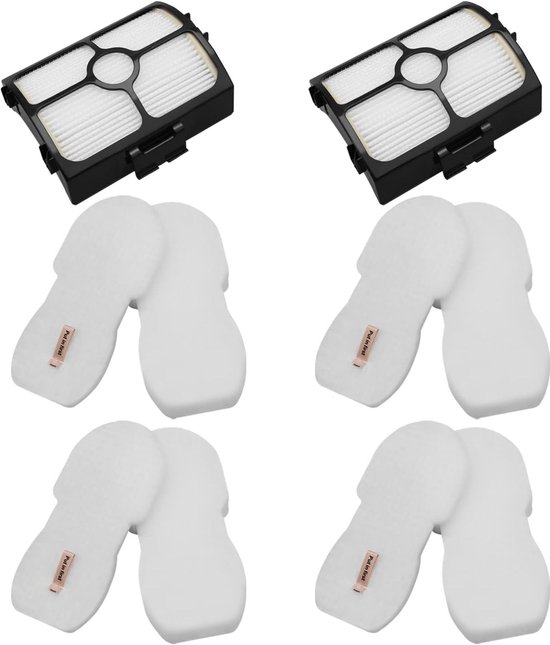Passend Für Shark Hz3002, Hz3000, Hz4002 Stratos Ultralight Akku Staubsauger, Ersatzteil Xffkhz3000, Xhfhz3000, 2er Pack + 4er Pack Schaumstoff U